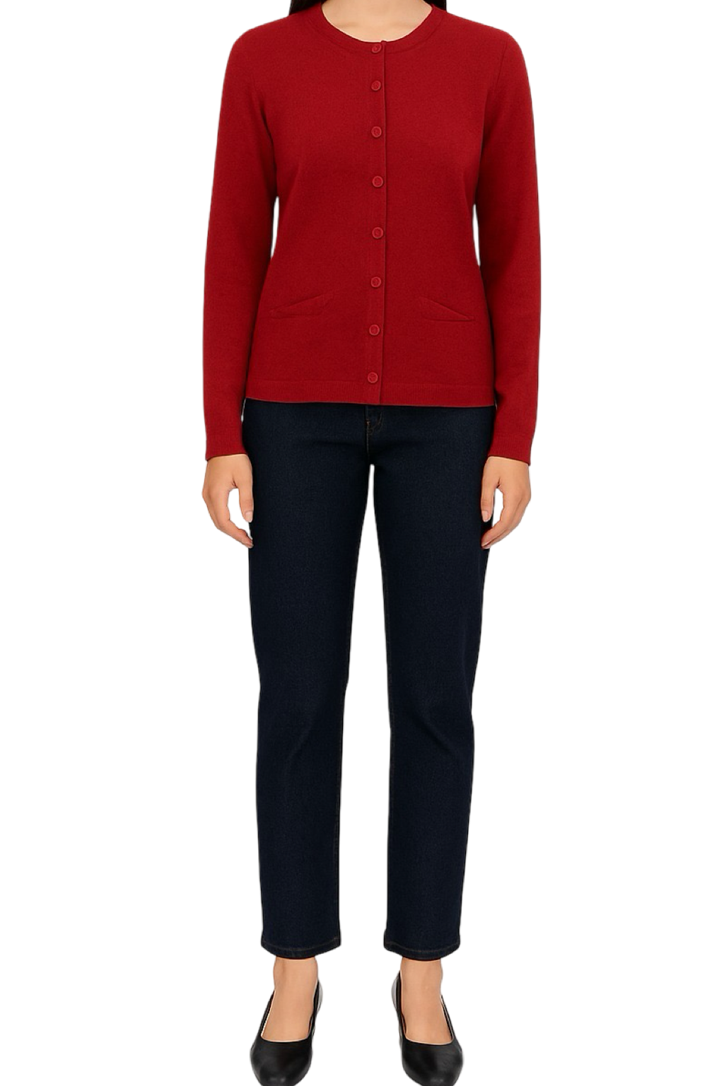 Cardigan Girocollo