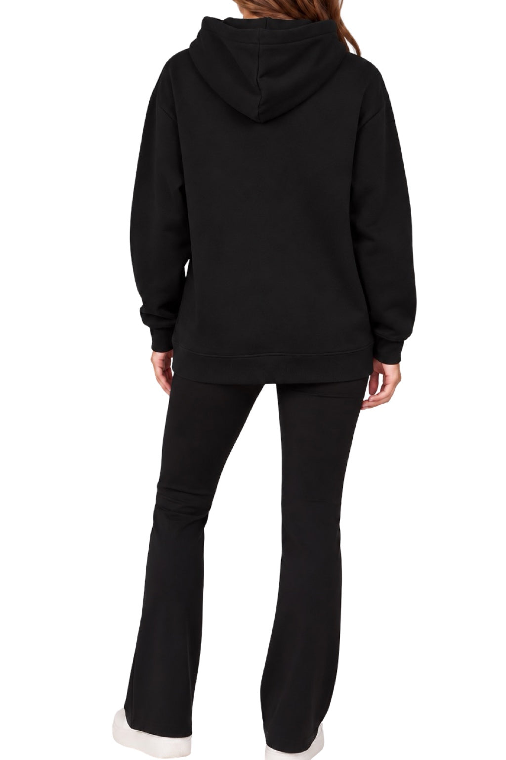 Felpa con zip e cappuccio Donna