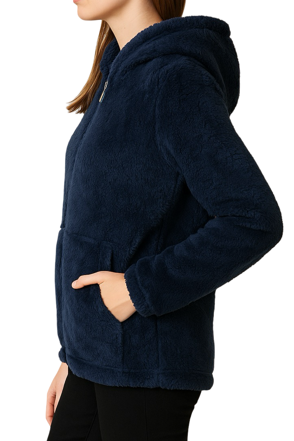 Pelliccia Stile Felpa