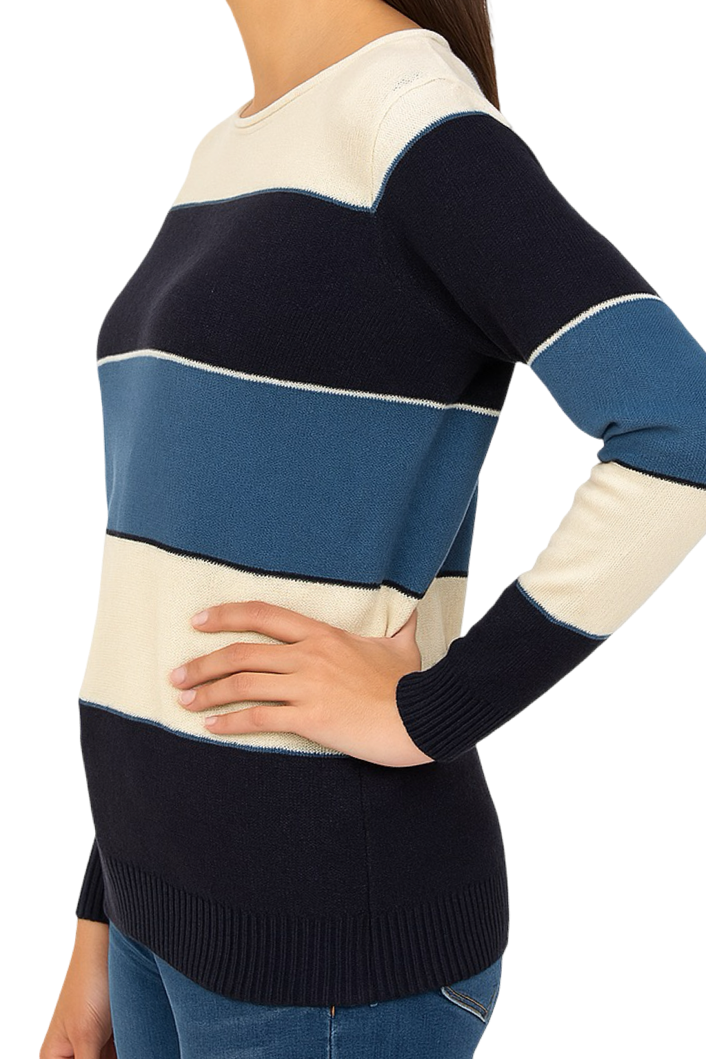 Maglia Righe Glitter