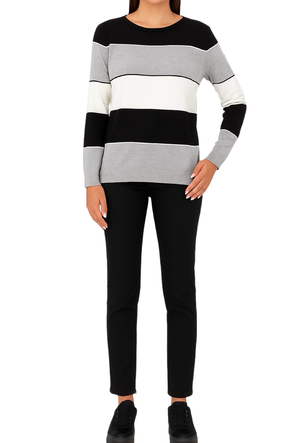 Maglia Righe Glitter