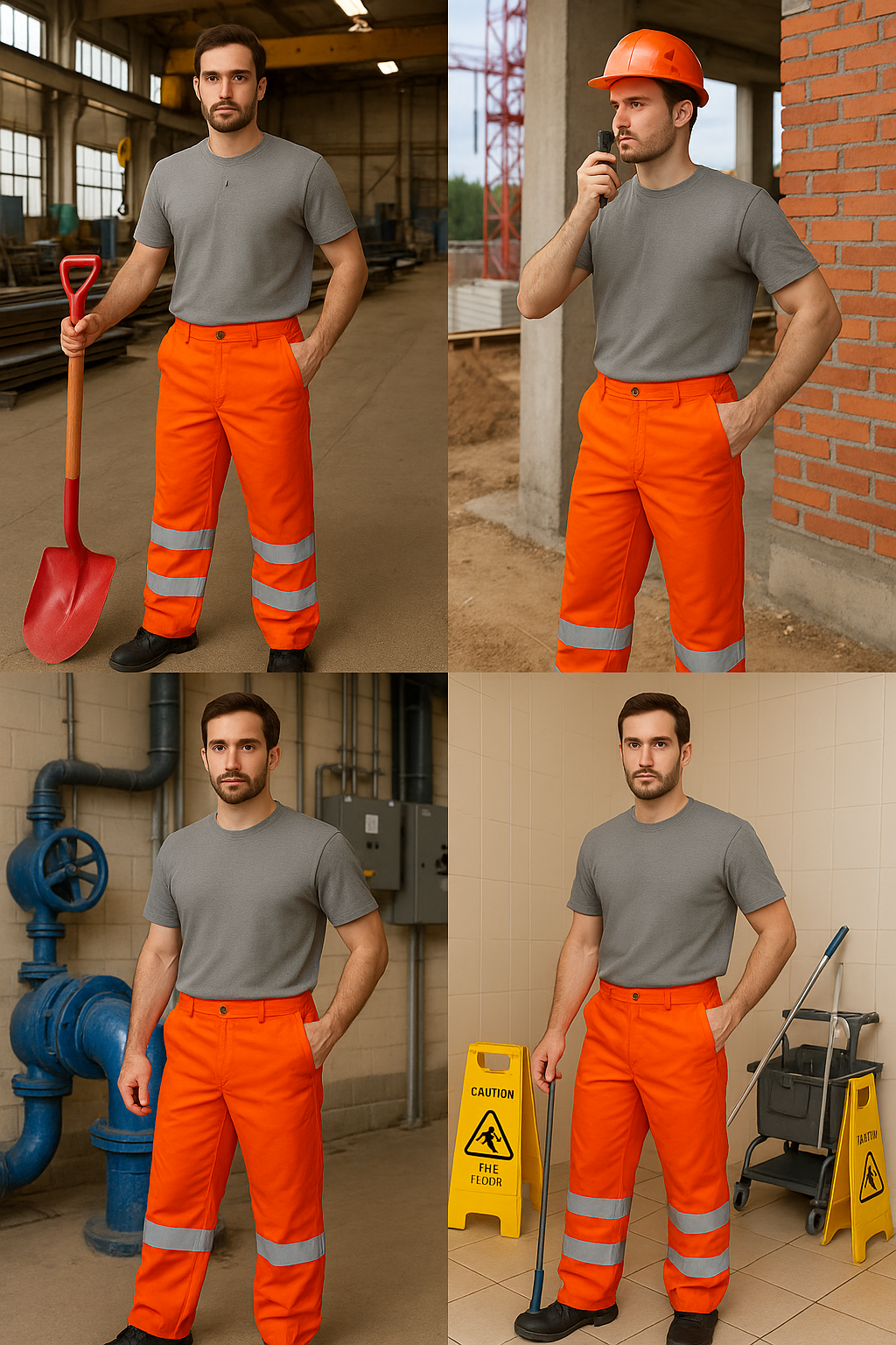 Pantaloni da Lavoro Alta Visibilità