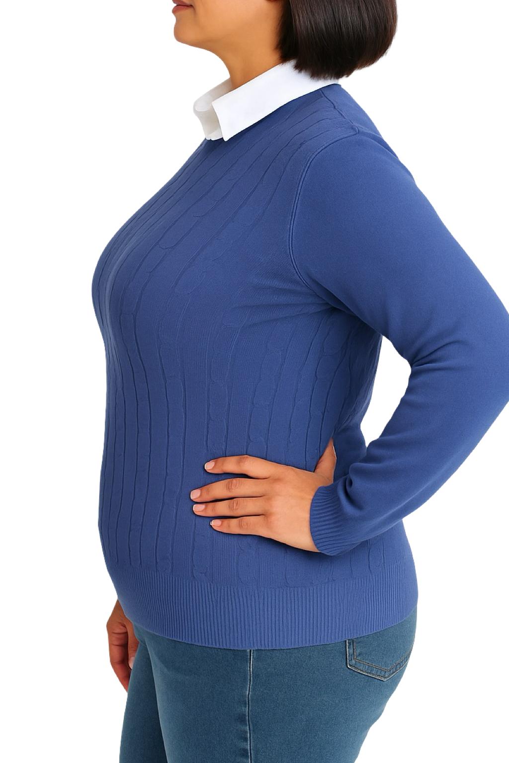 Maglia Scollo Camicia