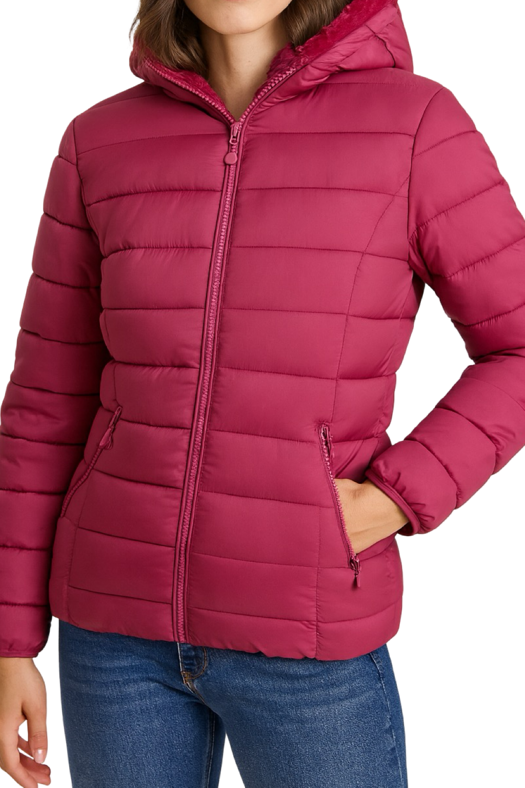 Giubbotto Double-face Pelliccia