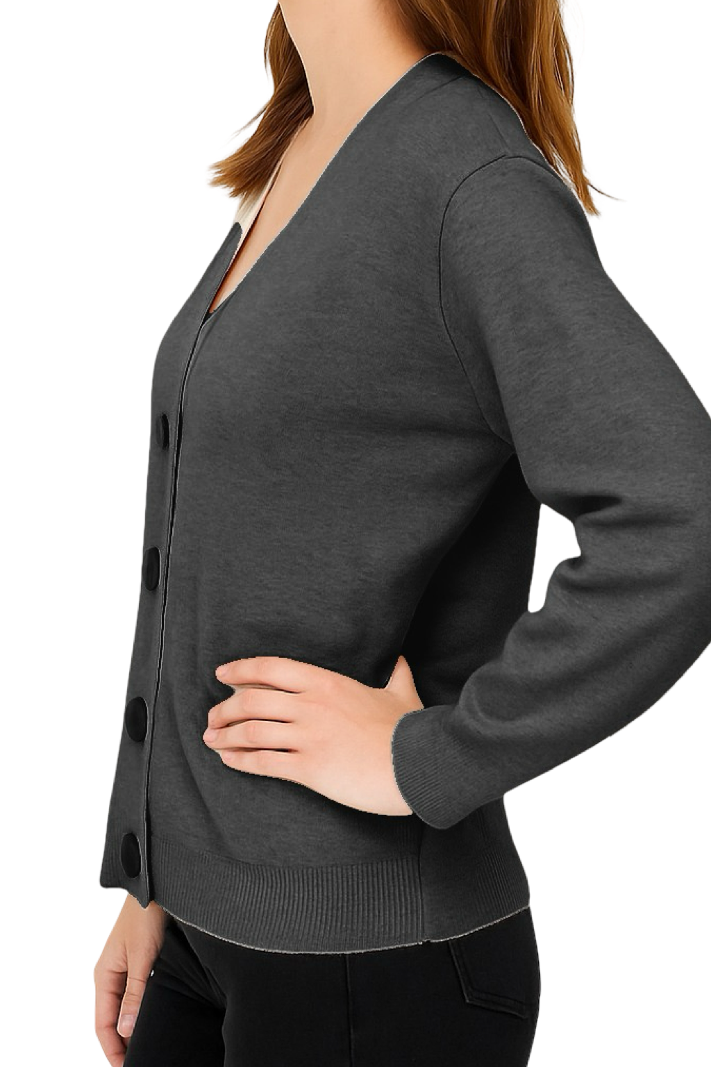 Cardigan Bottoni Dorati