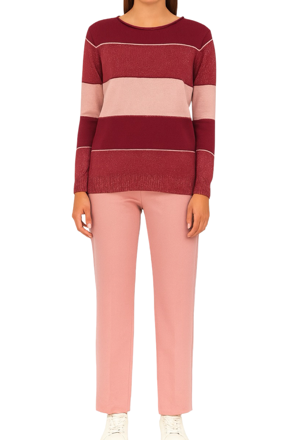 Maglia Righe Glitter