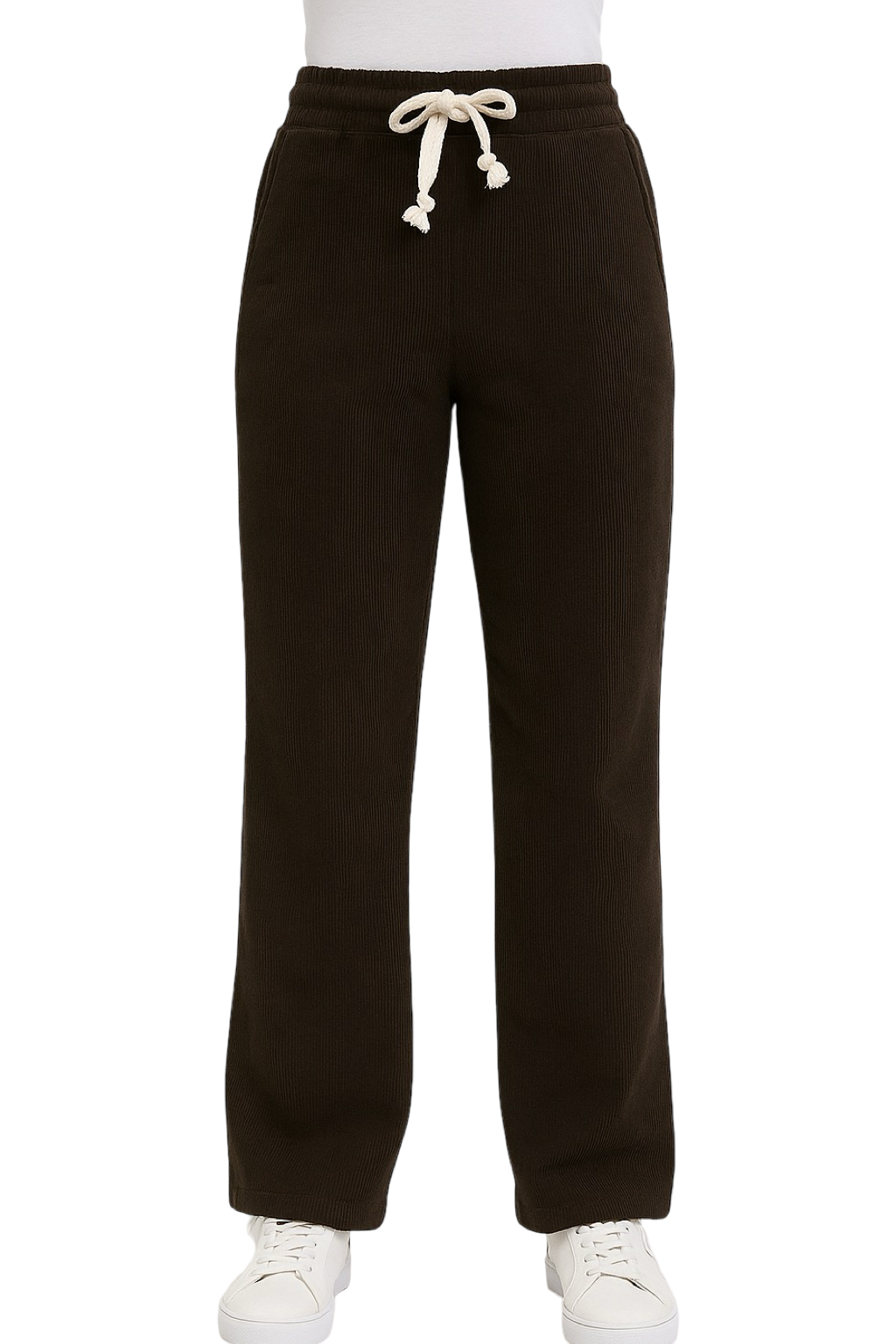 Pantaloni a costine in velluto