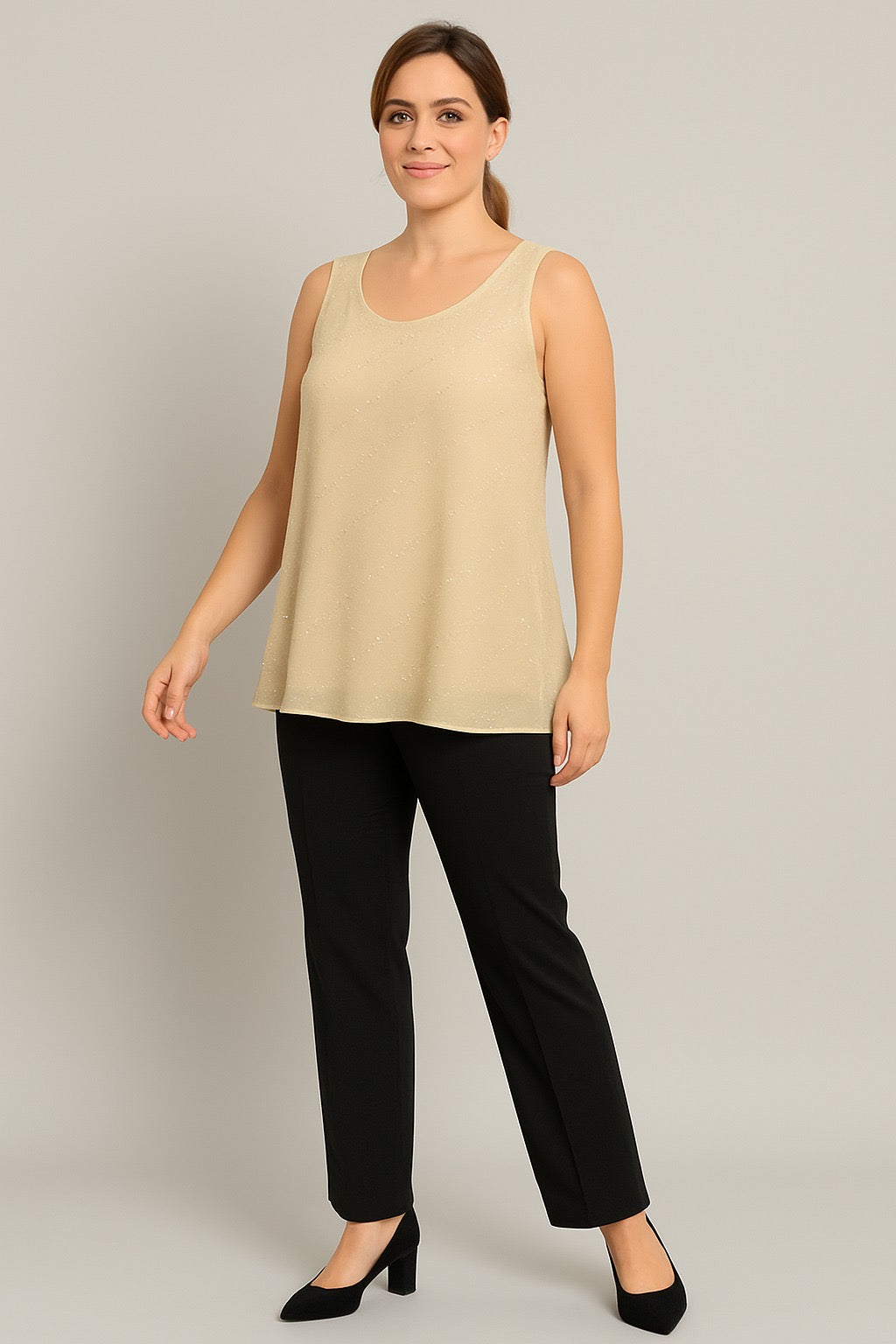 Canotta Elegante con velo