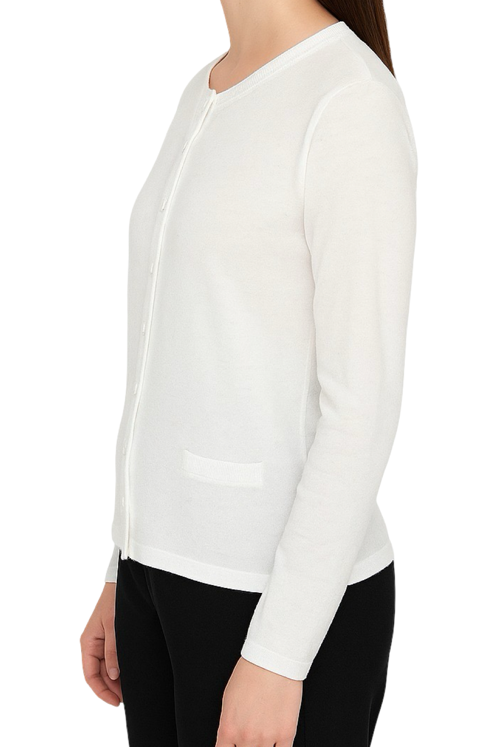 Cardigan Girocollo