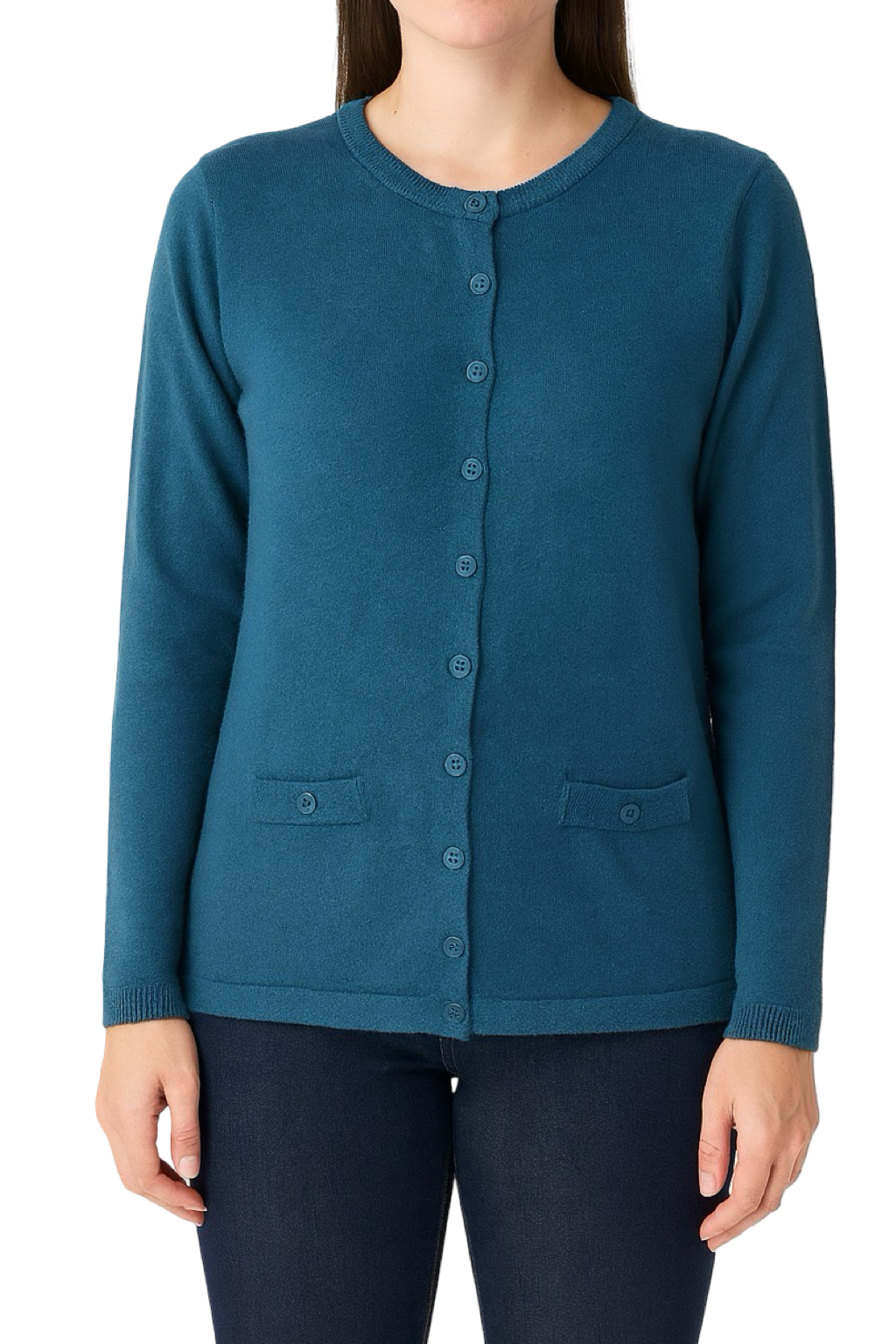 Cardigan Girocollo