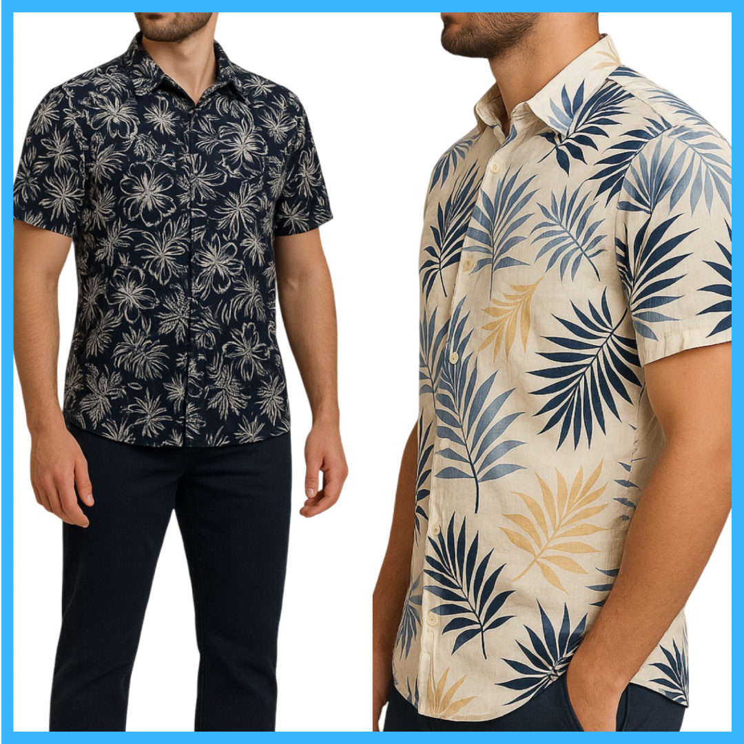 Camicia uomo Hawaiana