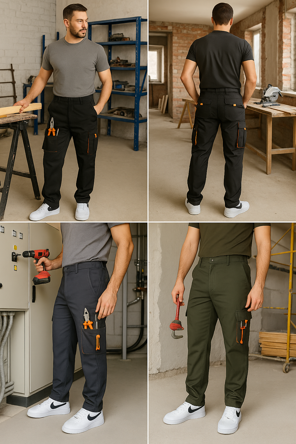 Pantaloni Multitasche da lavoro
