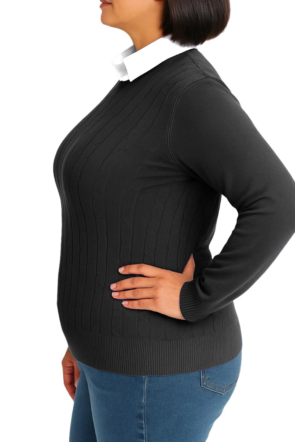 Maglia Scollo Camicia