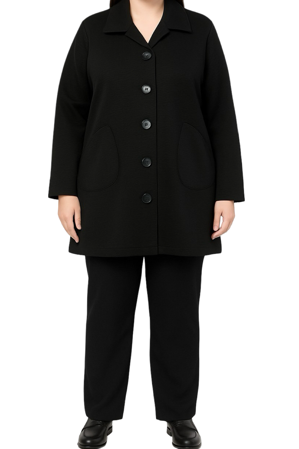 Giacca Stile Cappotto con tasconi
