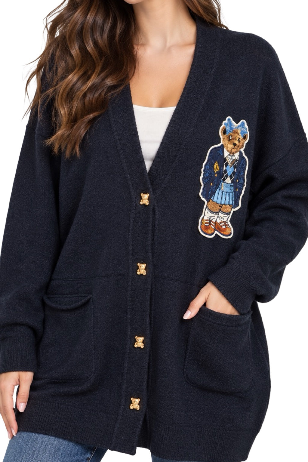 Cardigan Lungo Teddy