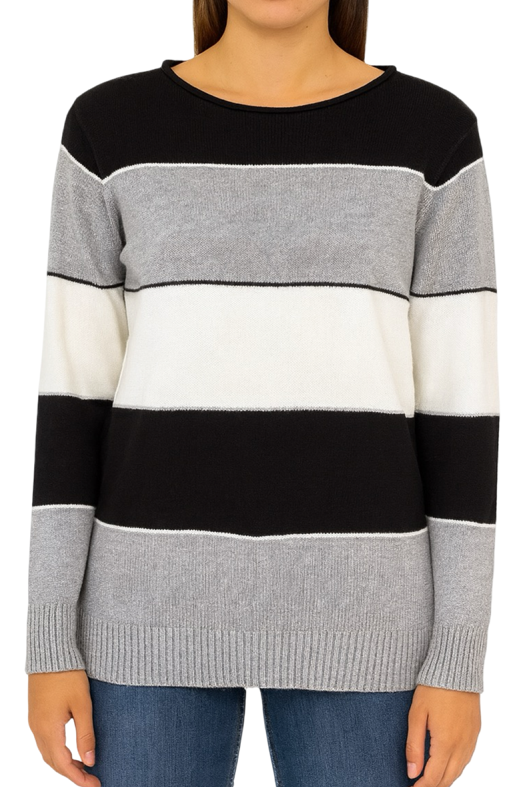 Maglia Righe Glitter