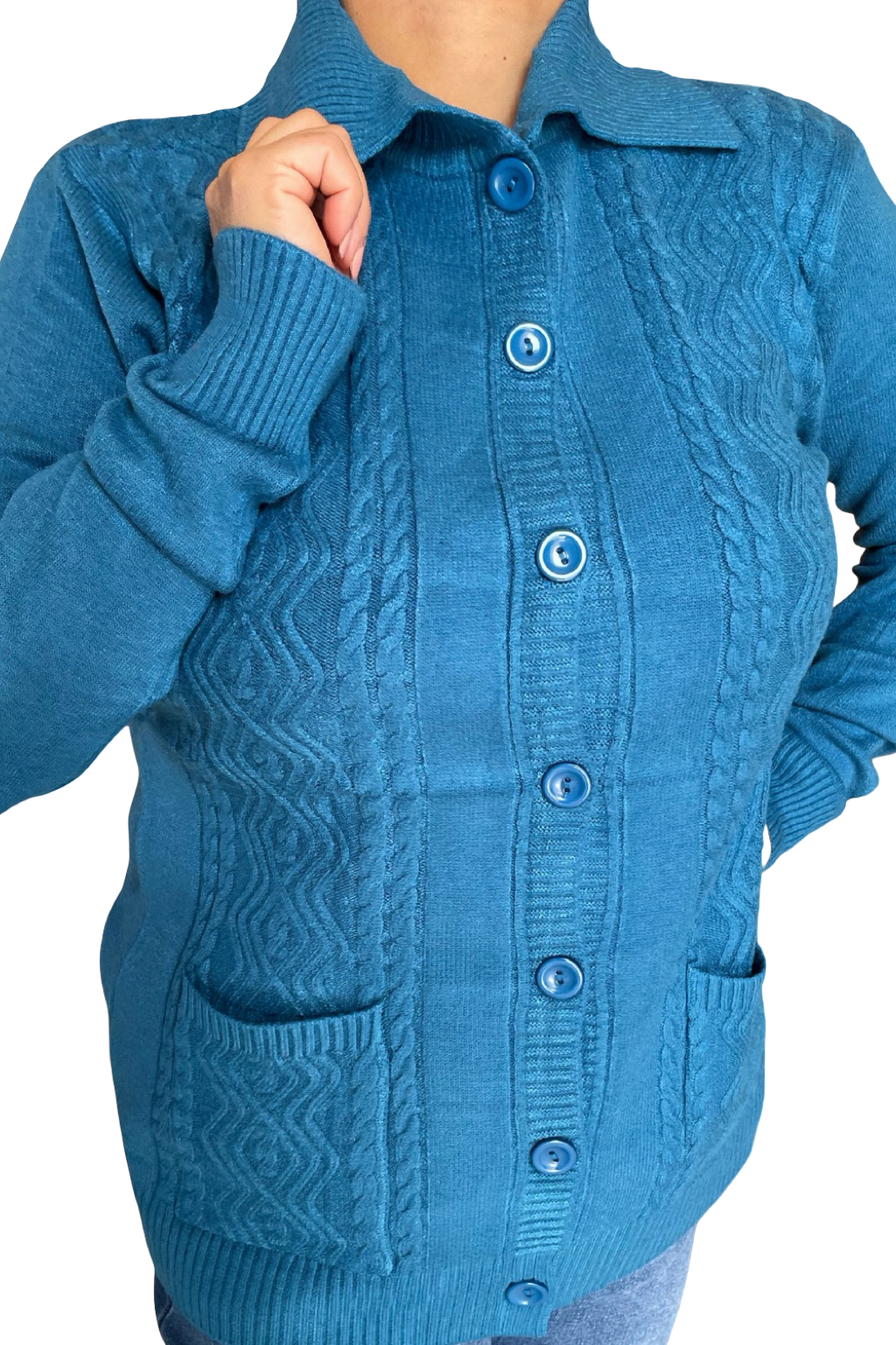 Cardigan con bottoni