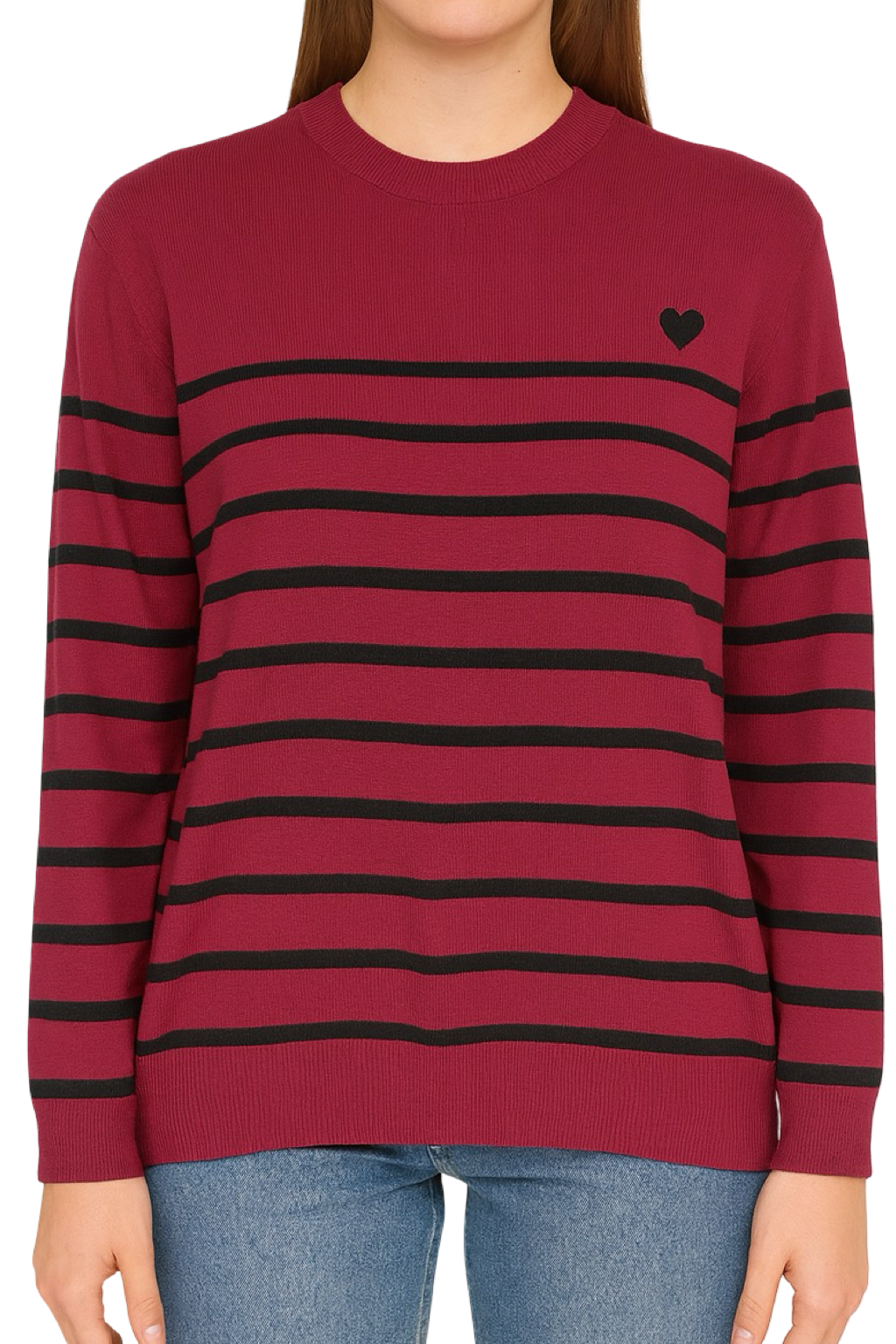 Maglia Cuoricino e Righe