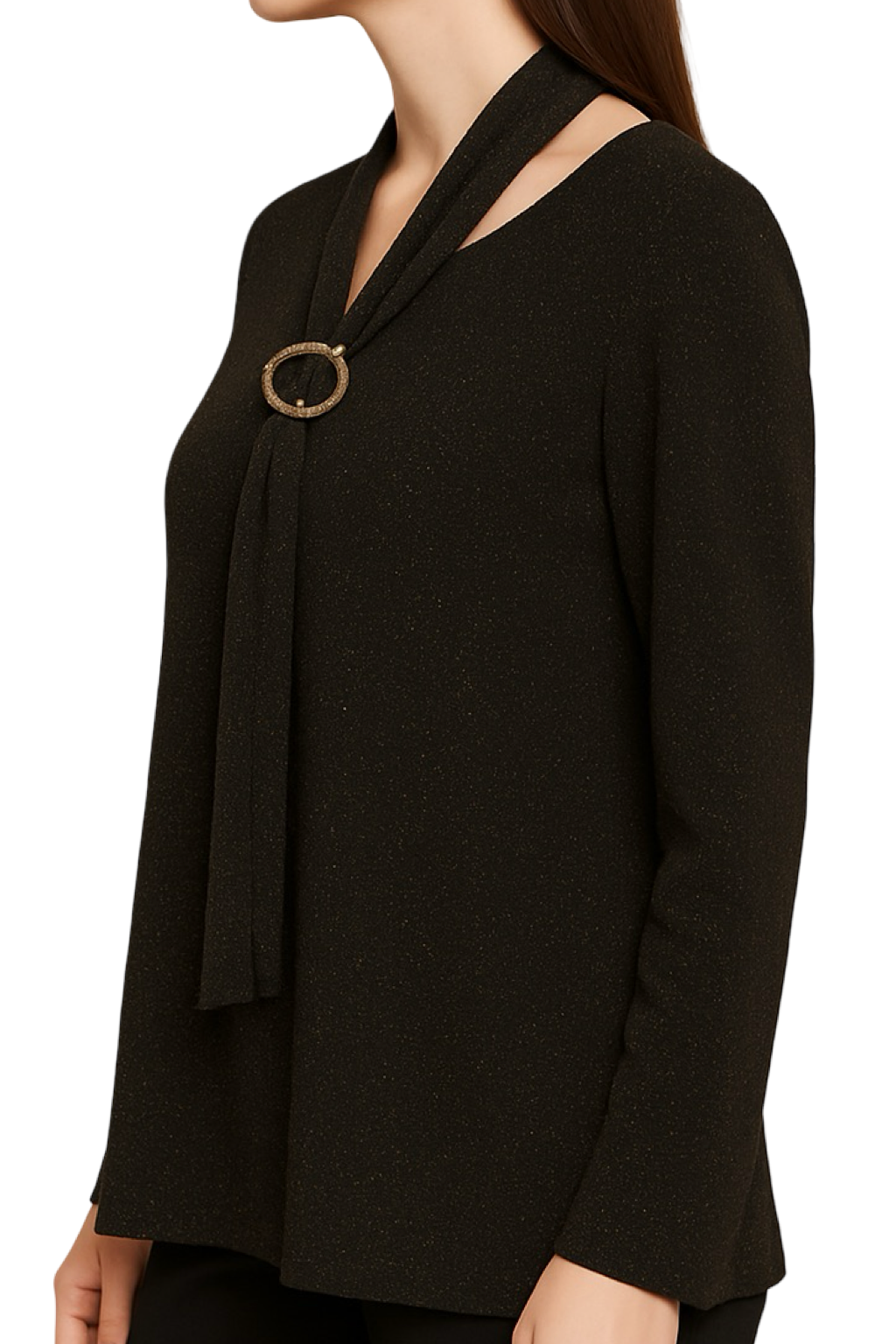 Maglia Elegante con Foulard