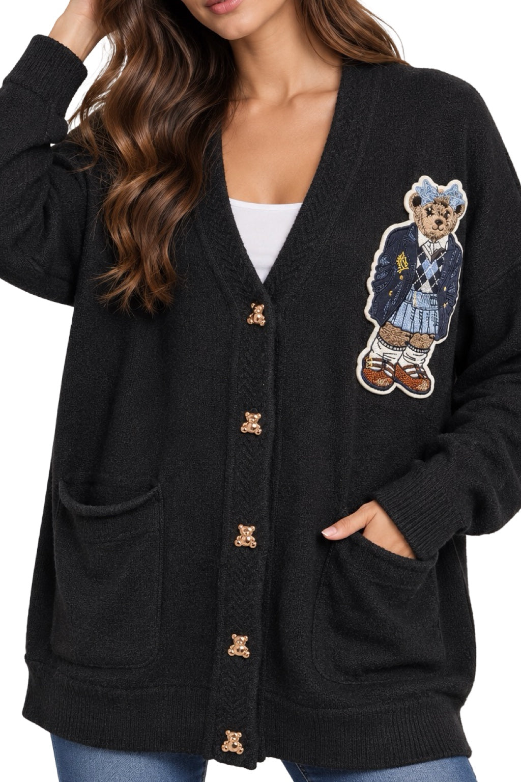 Cardigan Lungo Teddy