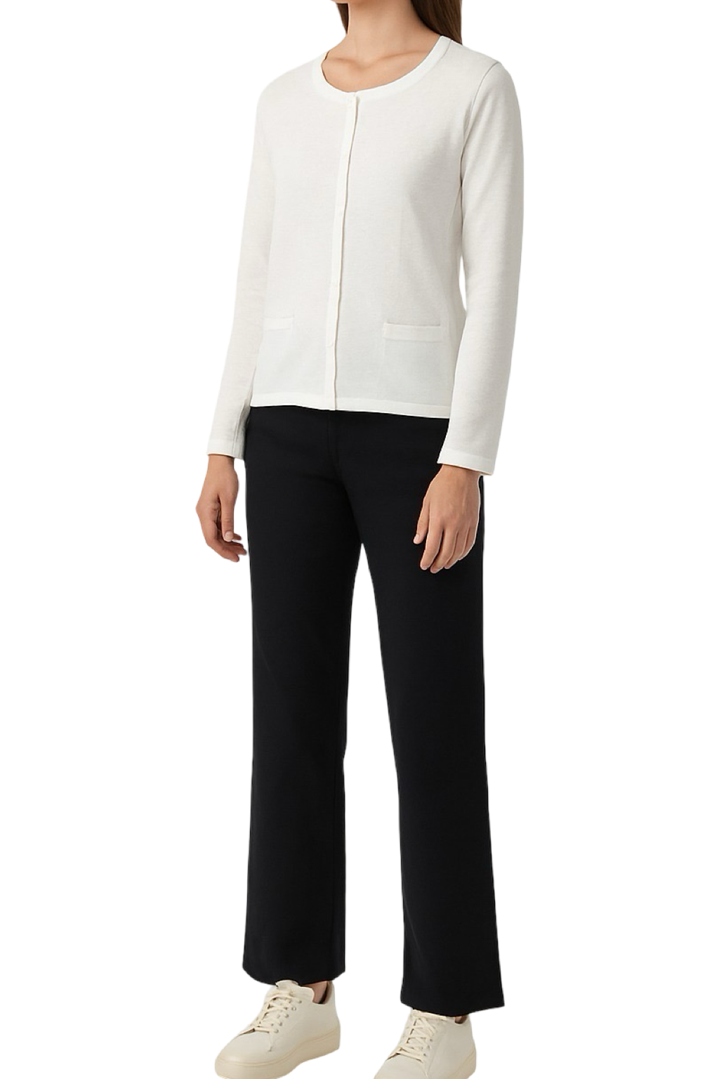 Cardigan Girocollo