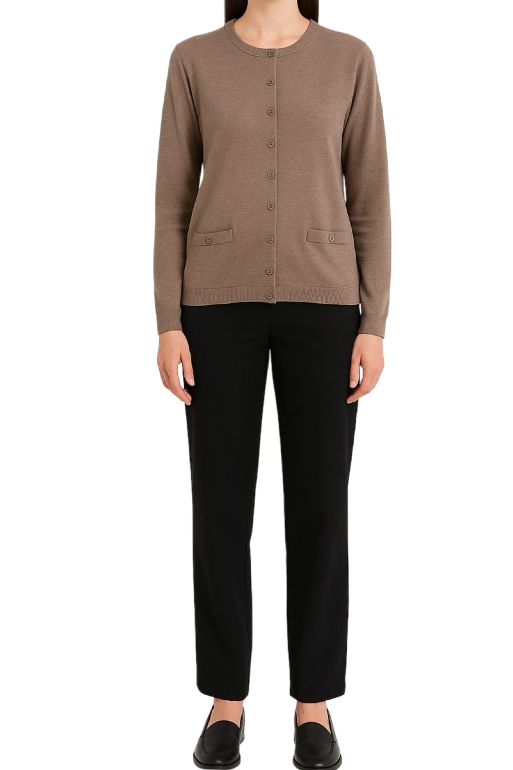 Cardigan Girocollo