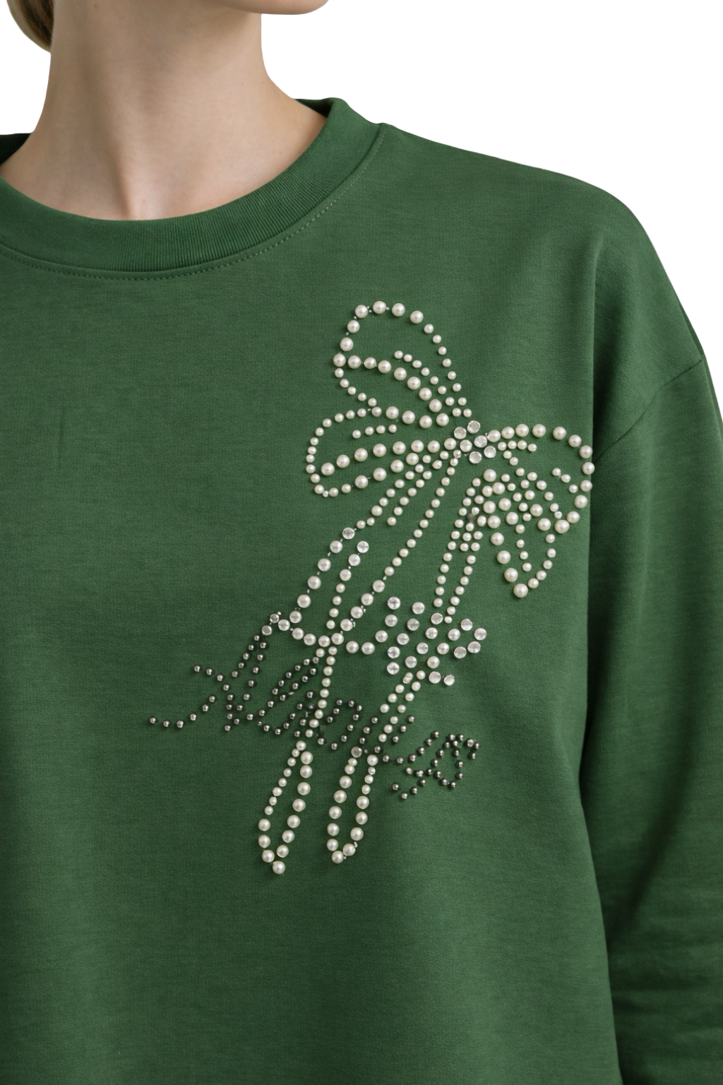 Maglia Camoscio con perline