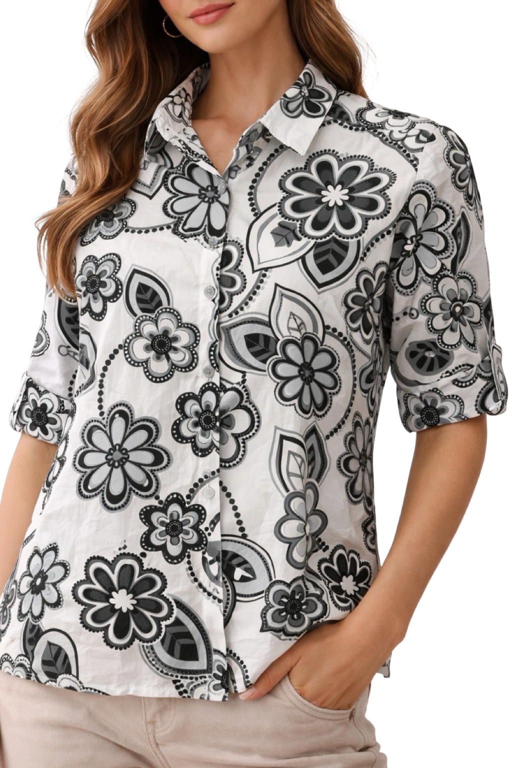 Camicia Fantasia floreale
