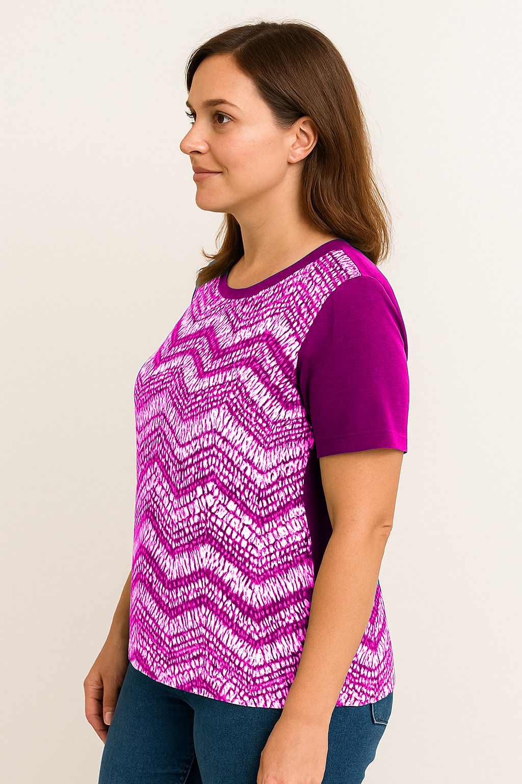 Maglia fantasia signora