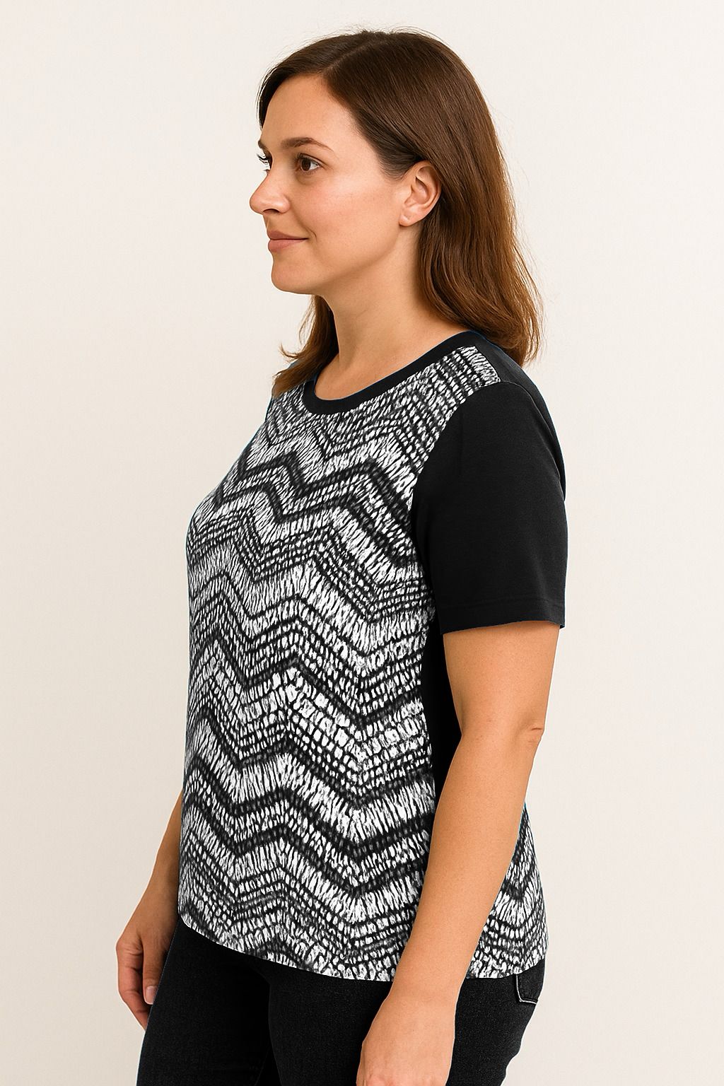 Maglia fantasia signora