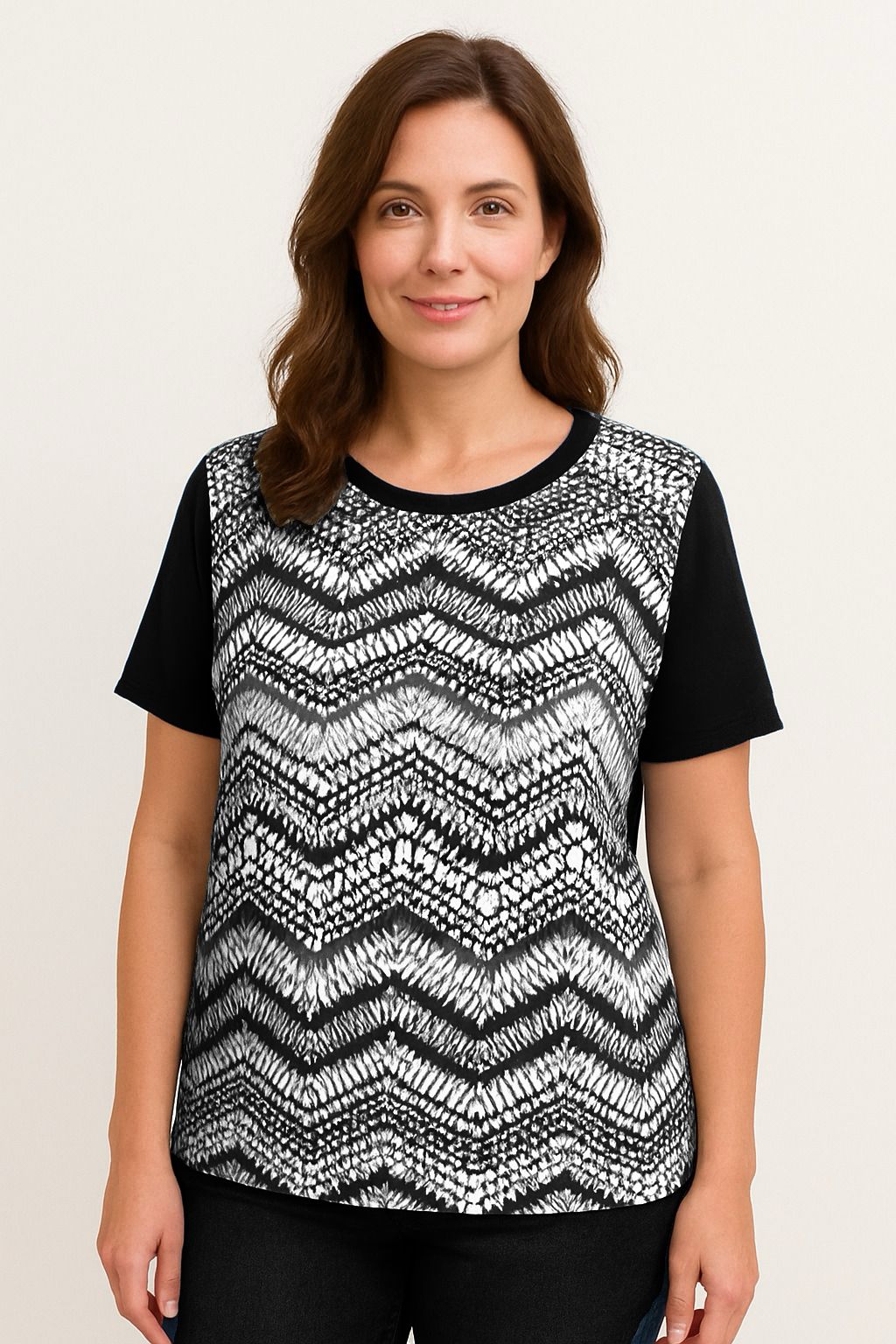 Maglia fantasia signora