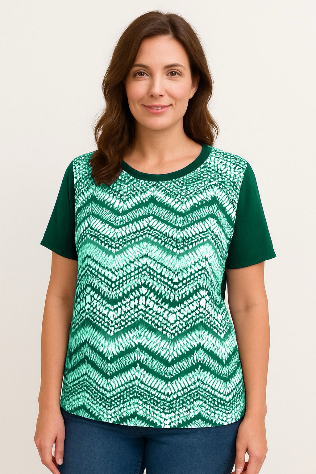 Maglia fantasia signora