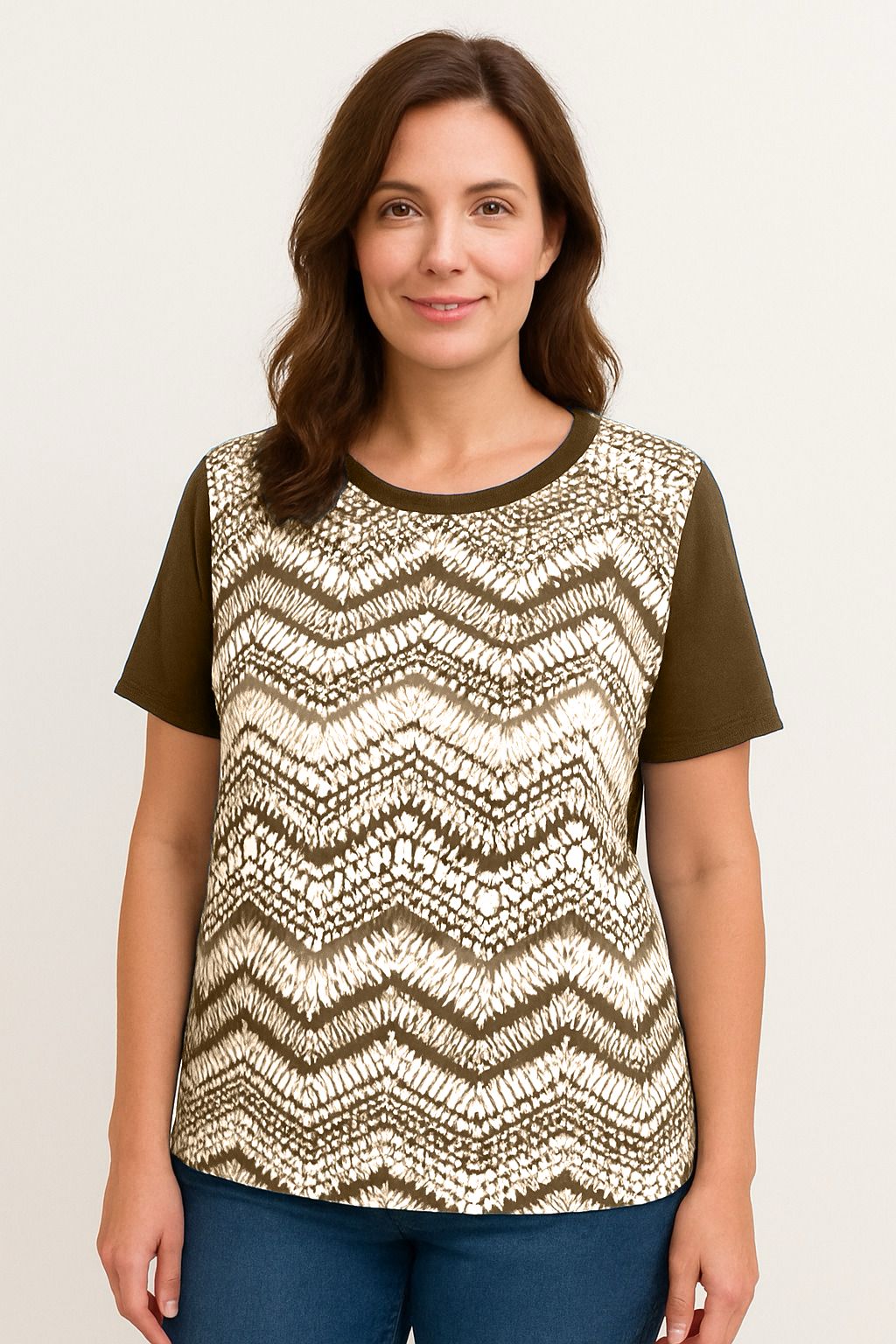 Maglia fantasia signora