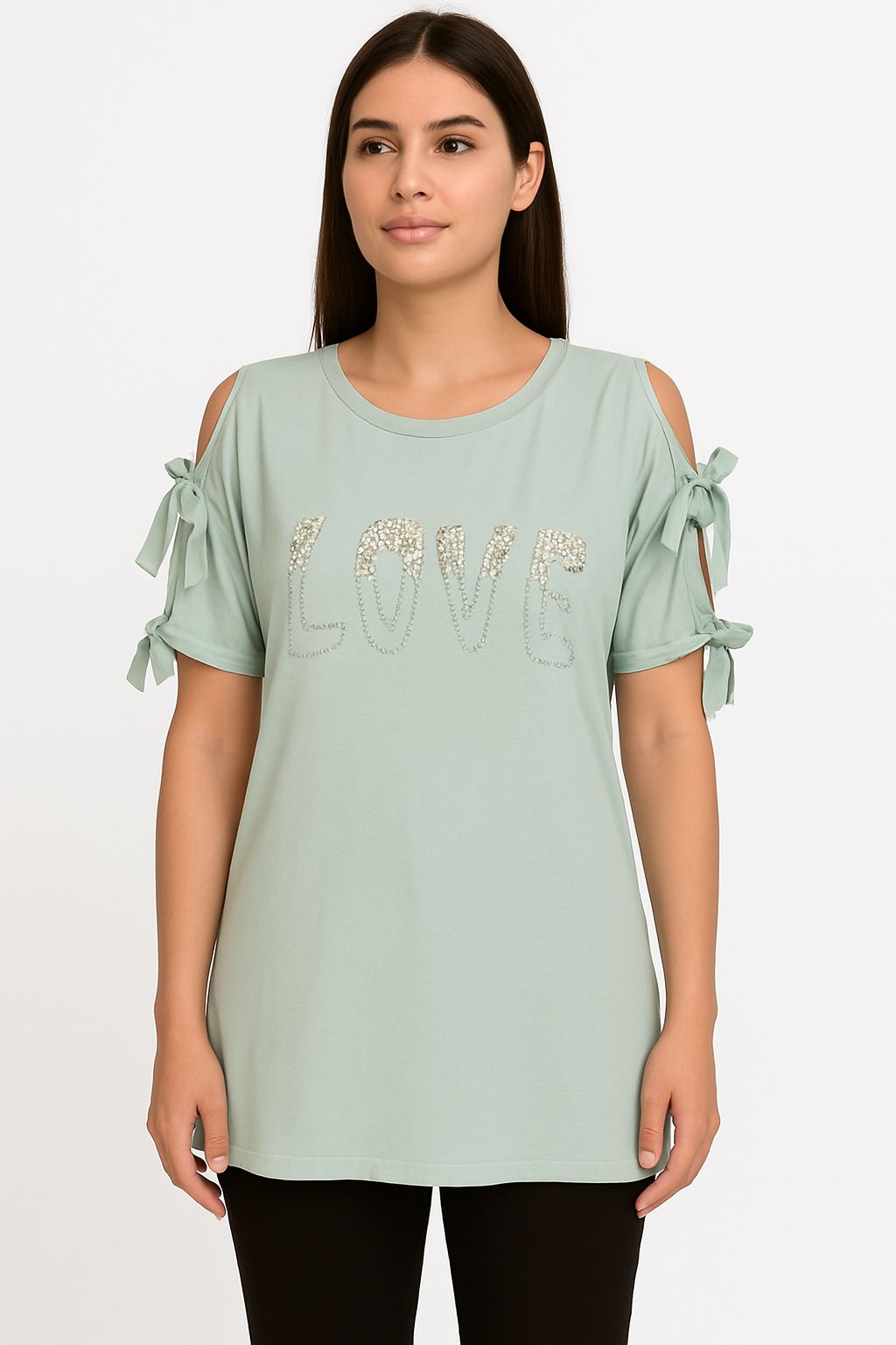 Maglia spalle scoperte LOVE