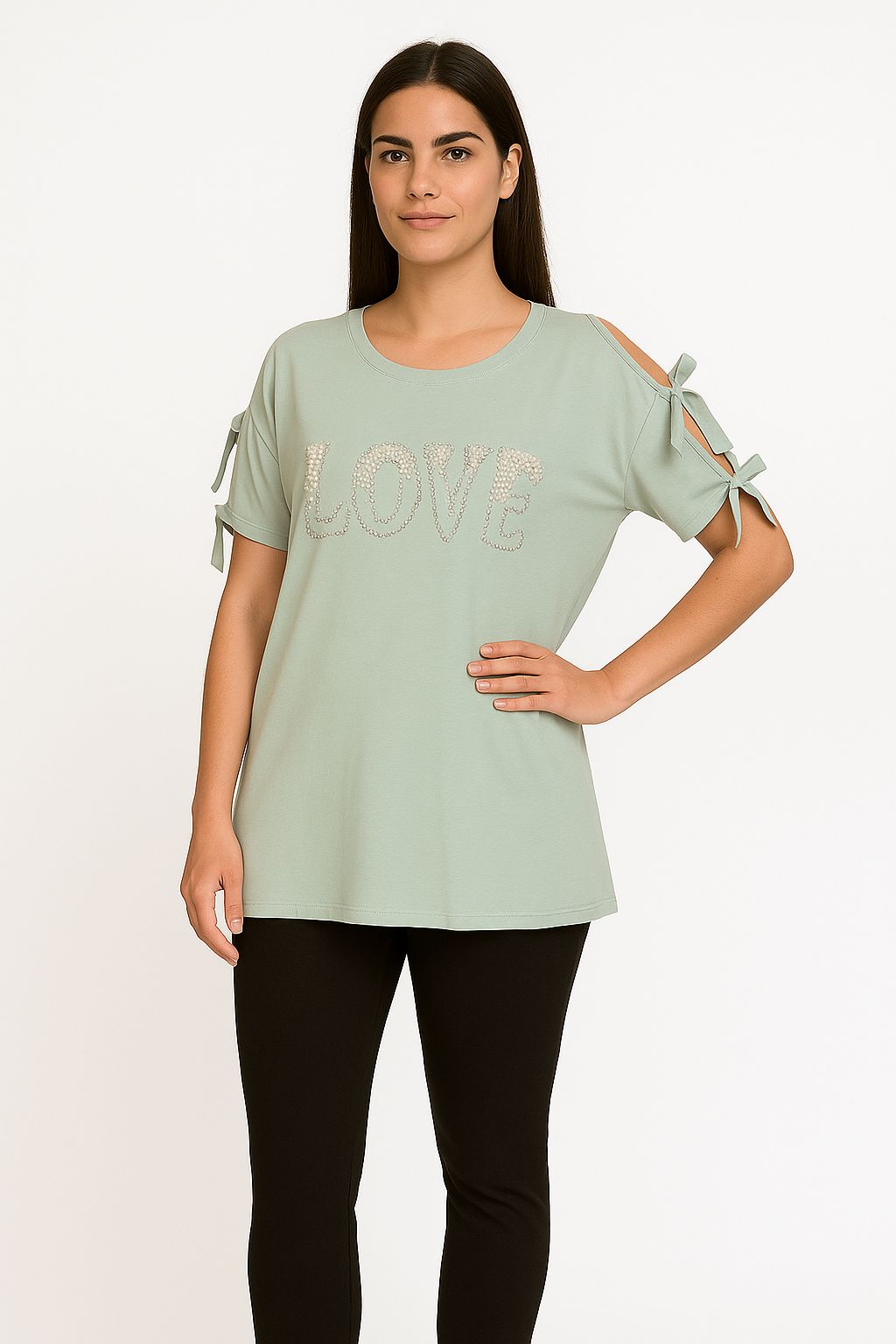 Maglia spalle scoperte LOVE