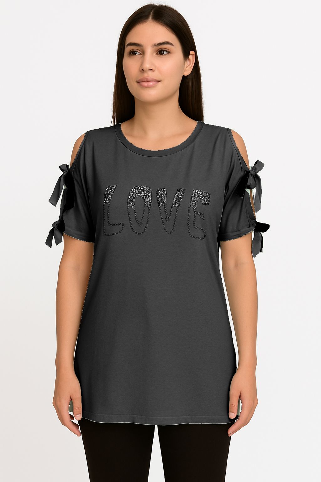 Maglia spalle scoperte LOVE