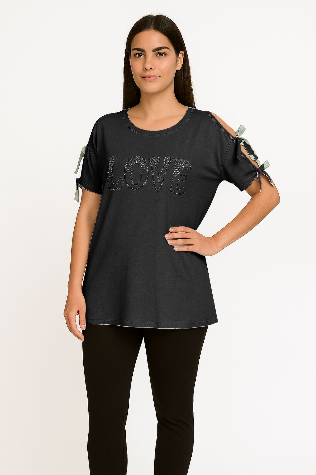Maglia spalle scoperte LOVE