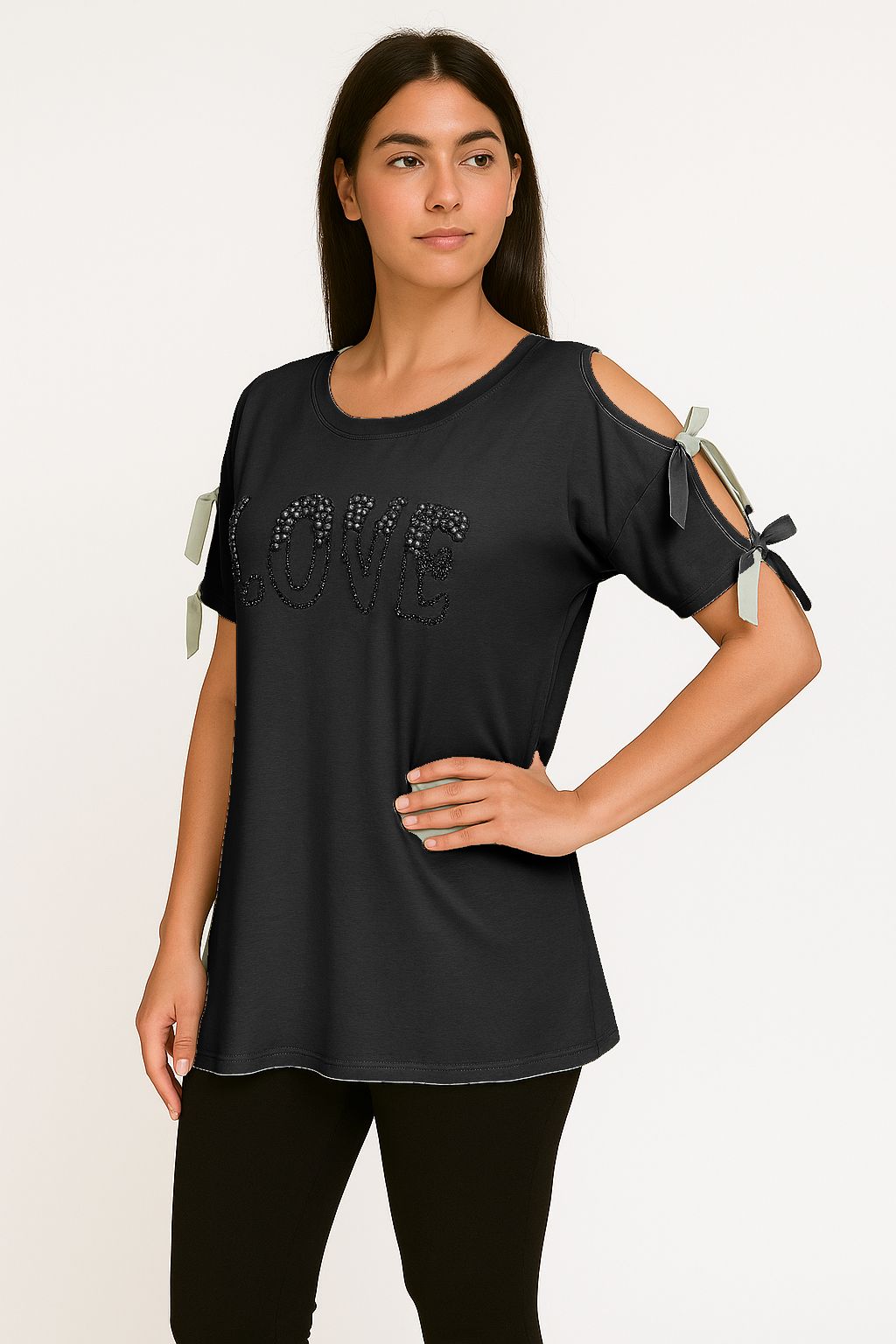 Maglia spalle scoperte LOVE