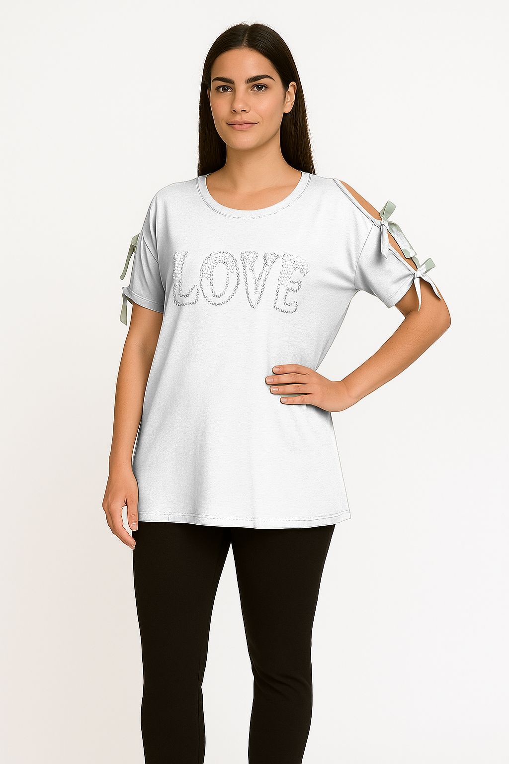 Maglia spalle scoperte LOVE