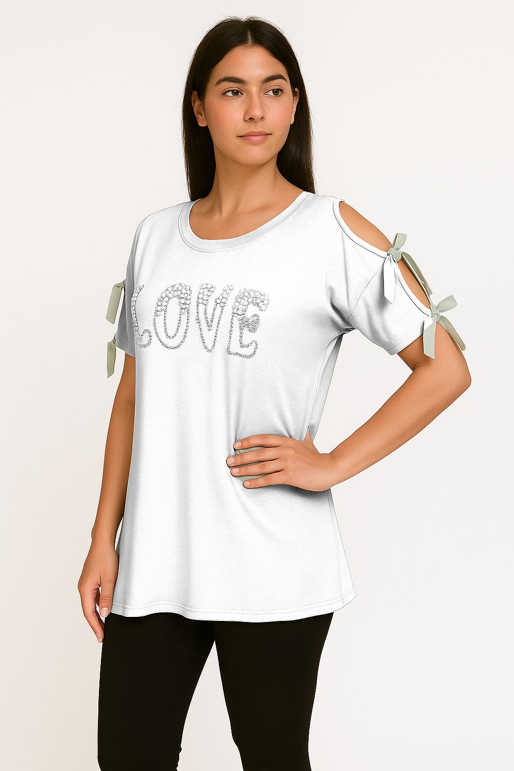 Maglia spalle scoperte LOVE
