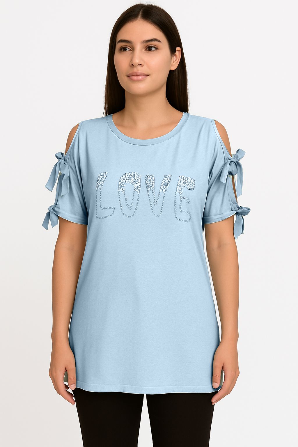 Maglia spalle scoperte LOVE