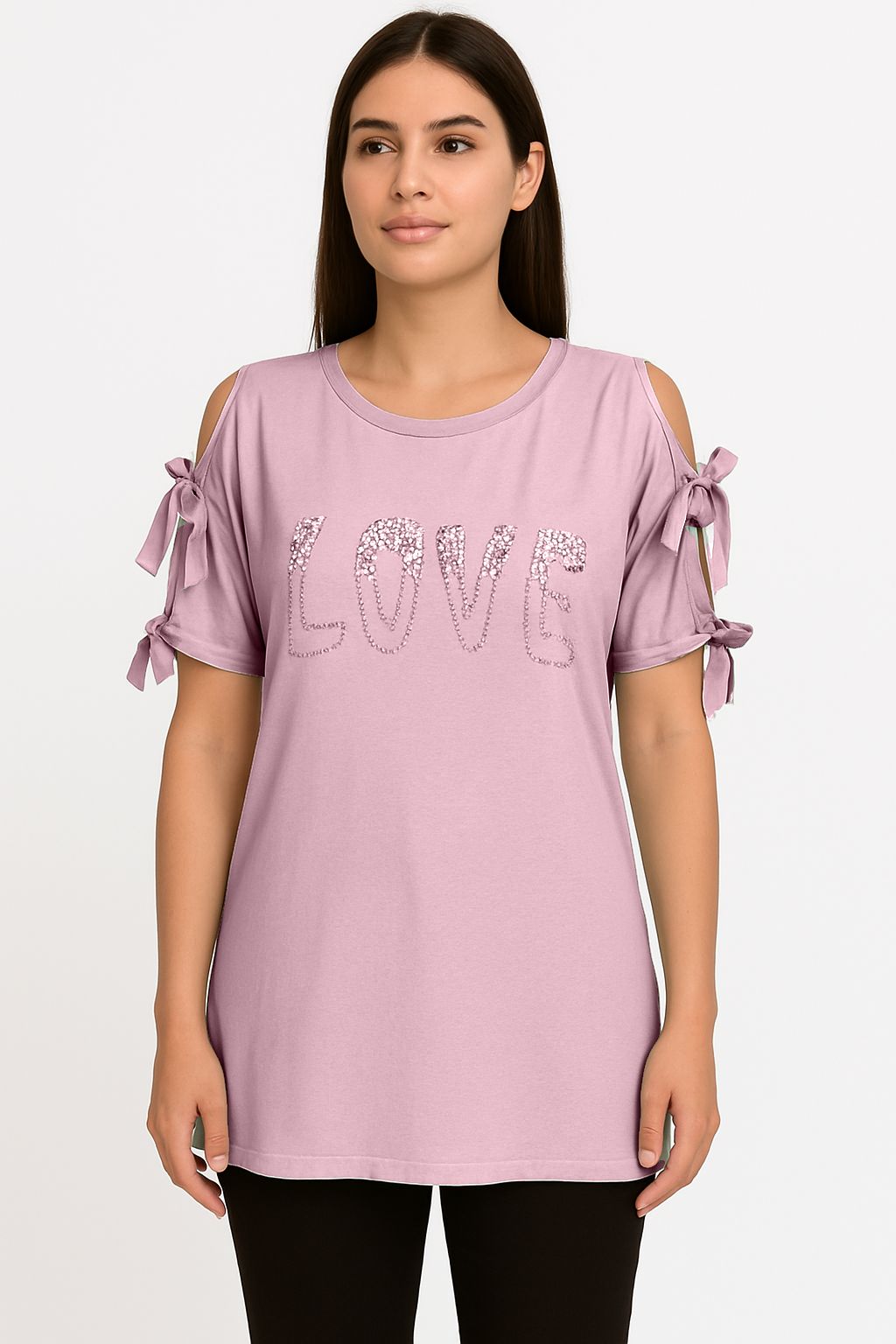 Maglia spalle scoperte LOVE