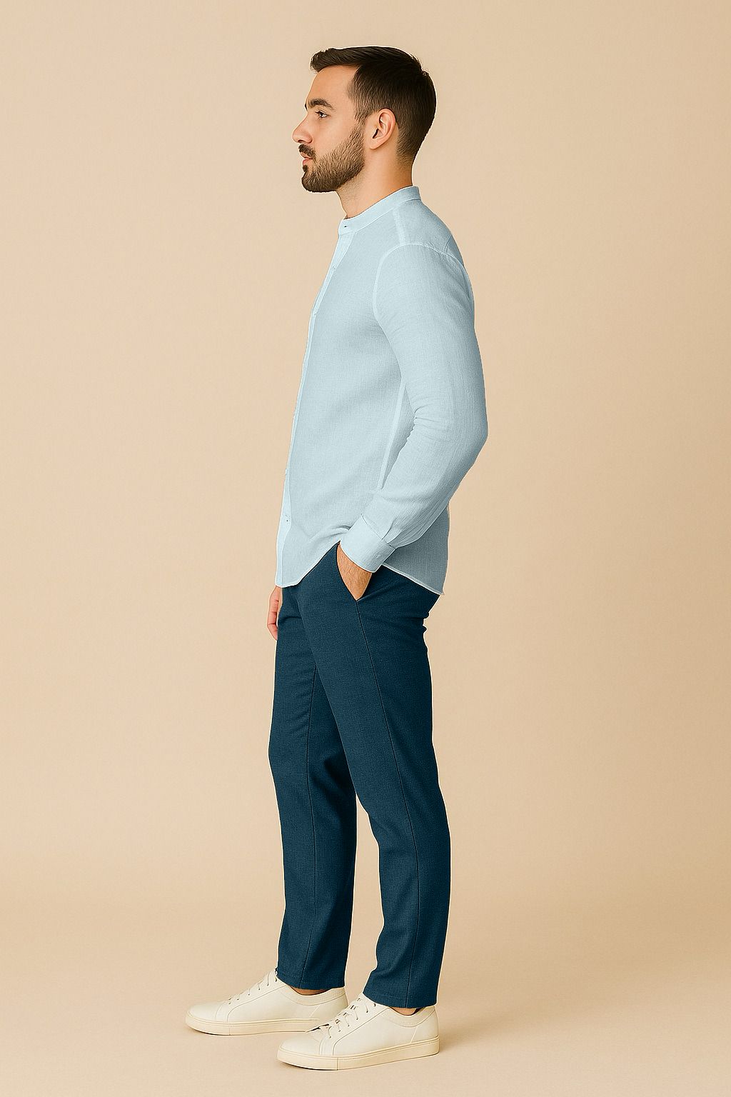 Camicia di lino uomo