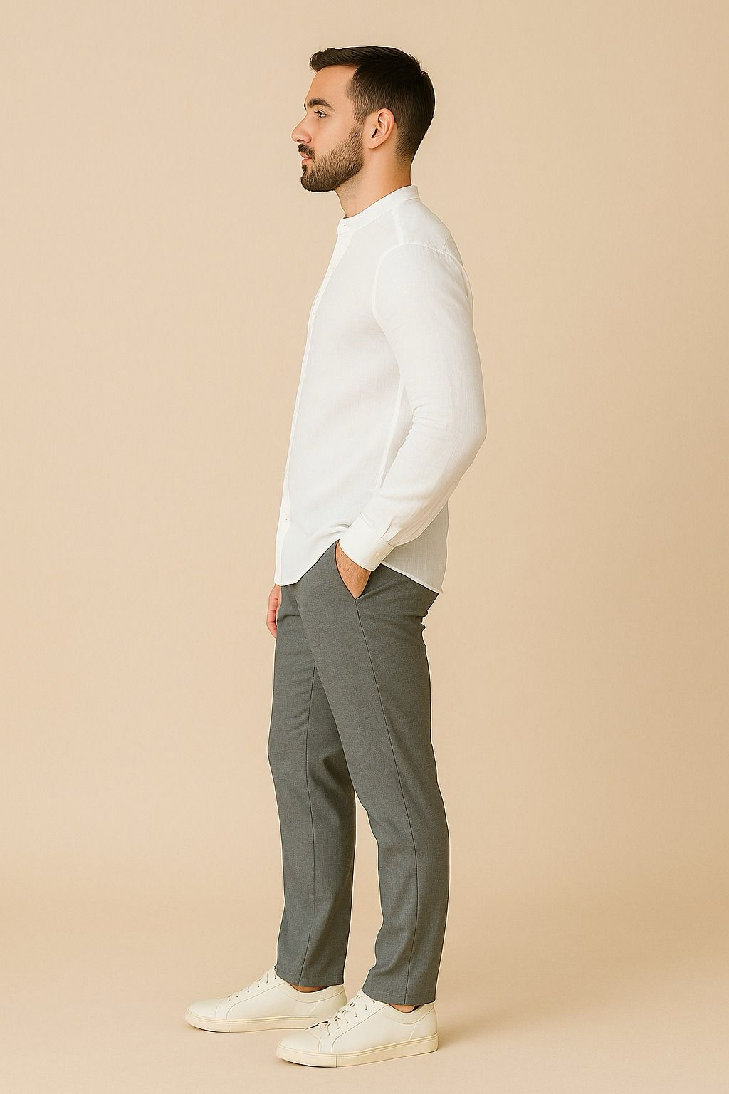 Camicia di lino uomo
