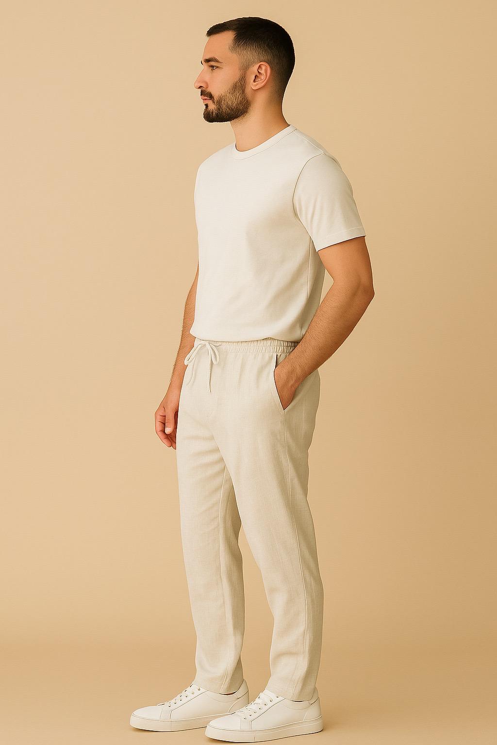 Pantaloni Lino uomo