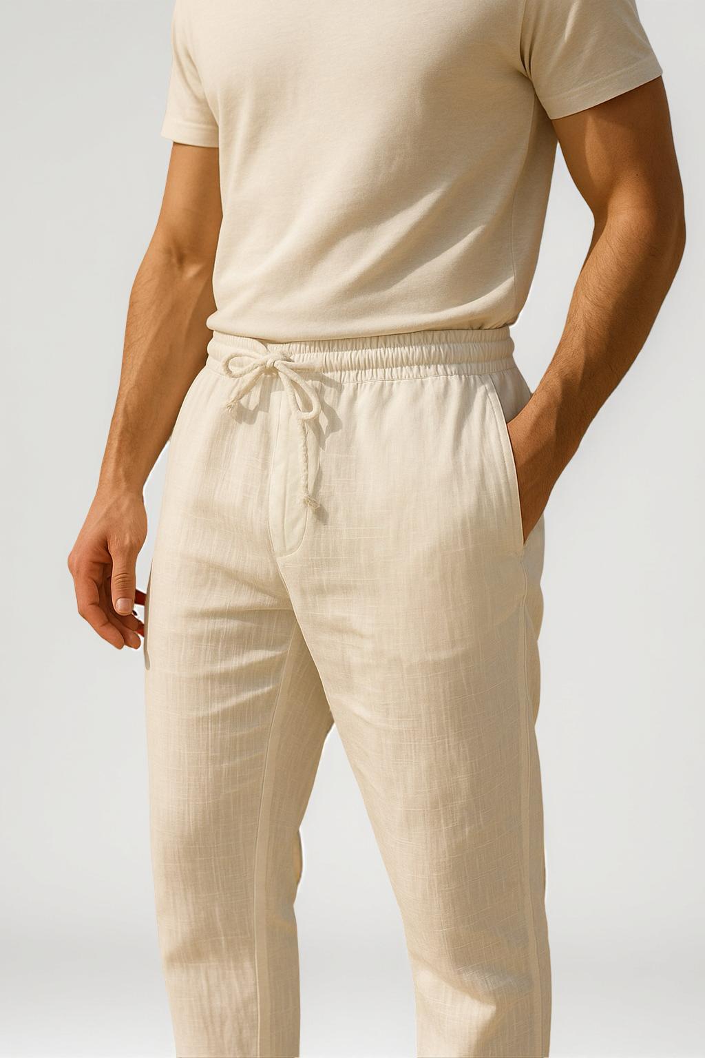 Pantaloni Lino uomo