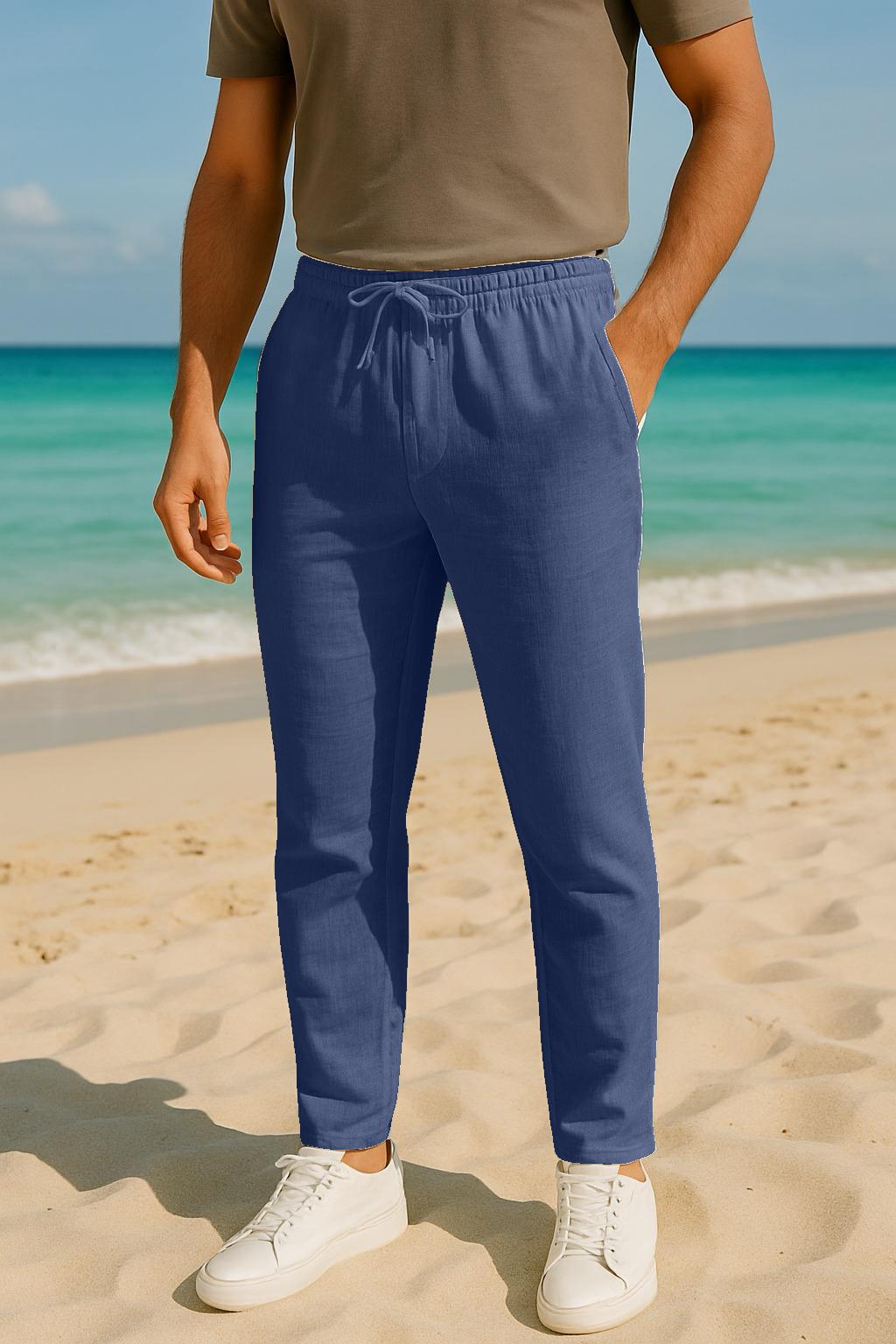 Pantaloni Lino uomo