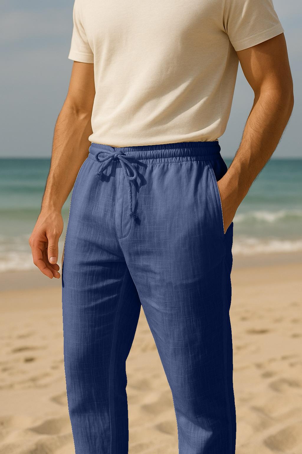 Pantaloni Lino uomo