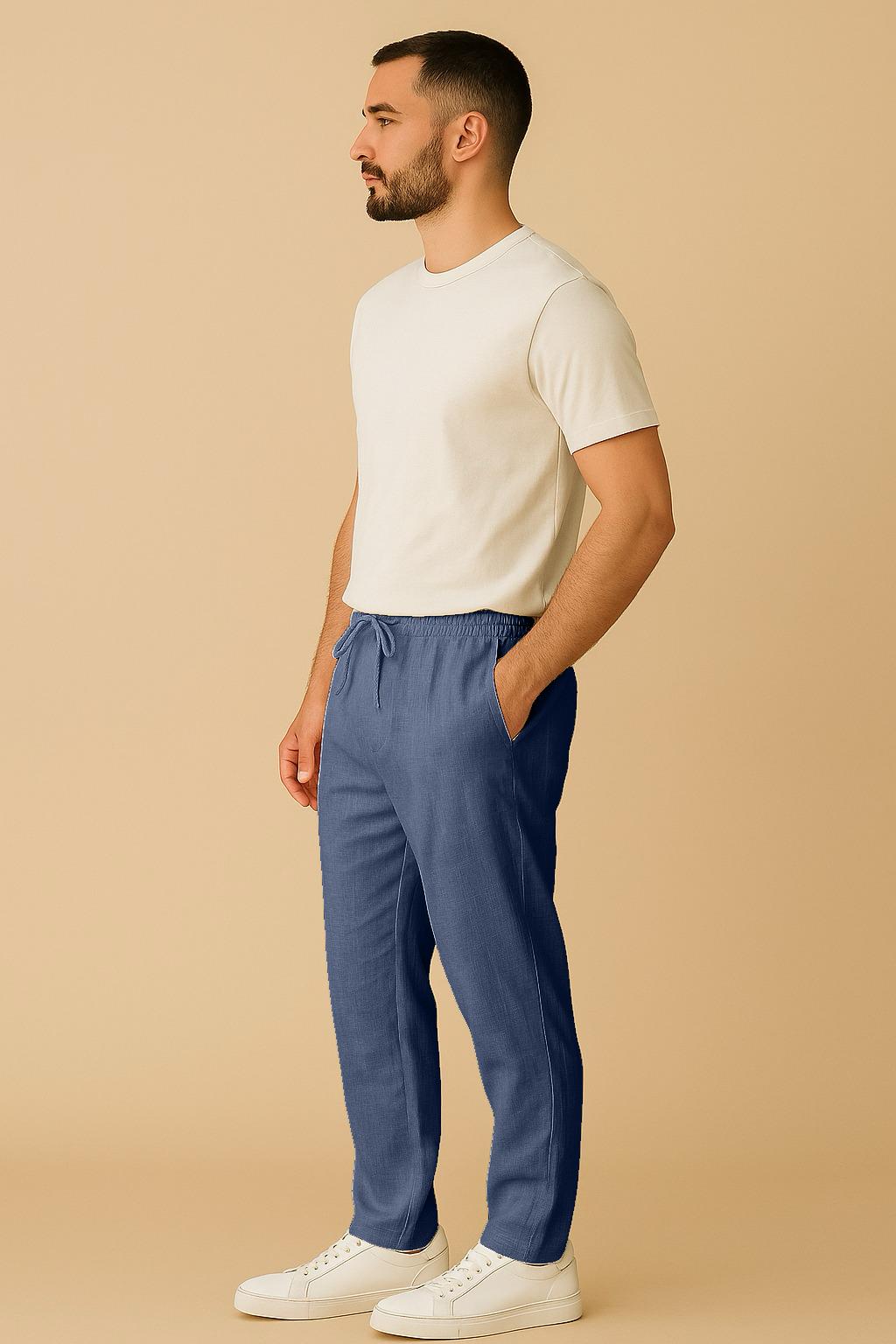Pantaloni Lino uomo