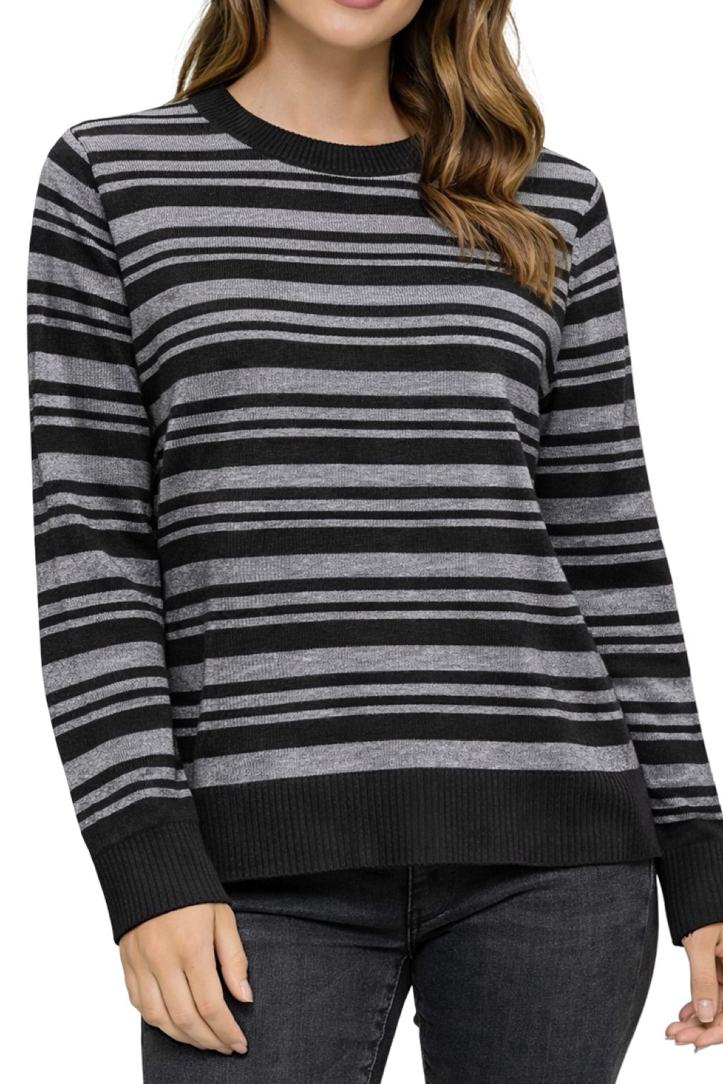 Maglioncino Girocollo a Righe